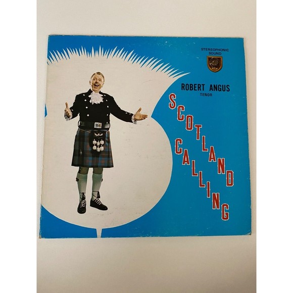 Robert Angus Tenor Scotland Calling LP 1976 Aonghais Records EX Vinyl Stereo - Picture 1 of 7